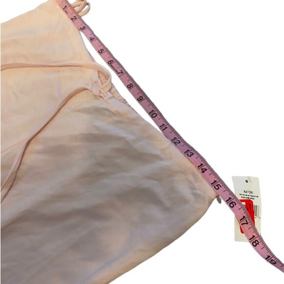 NWT Natori Classic Satin Pajama Bottom Pink Women's Size Small - Picture 4 of 5